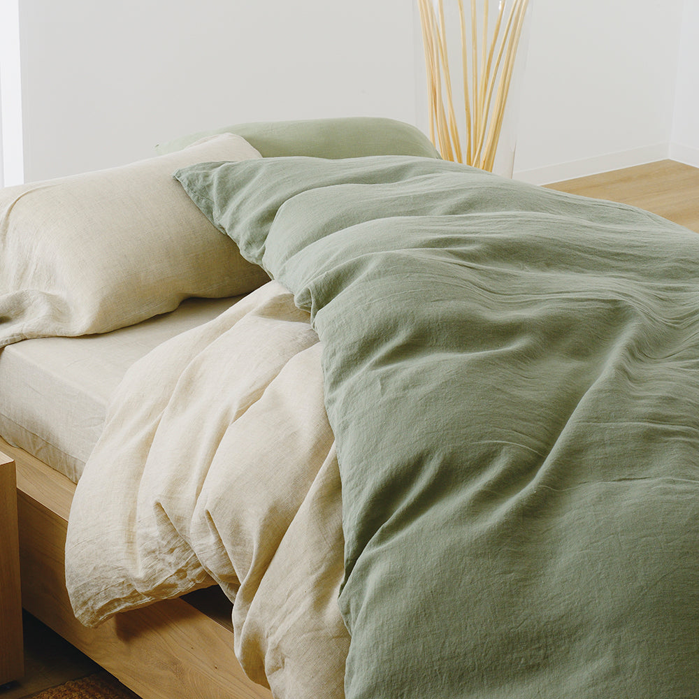 リネンウォッシュピローケース・枕カバー/ラヴェ《Ethicalware