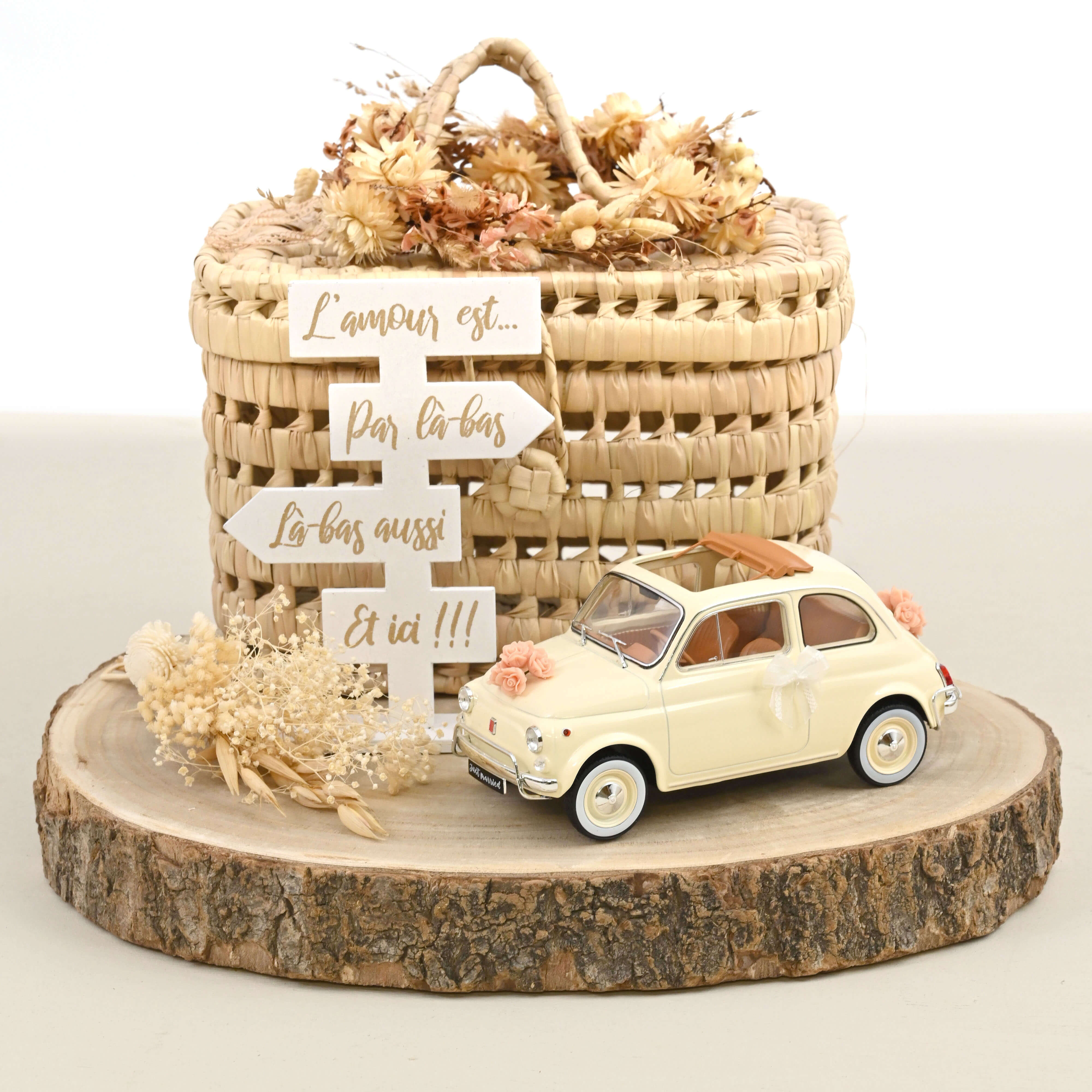 Fiat 500 L 1968 Ivory Wedding Gift 1:18 – Norev