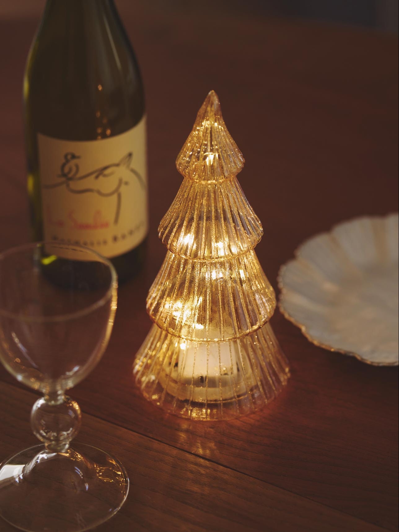 ガラスツリー（ライト付き）｜オブジェ・ぬいぐるみ｜オルネ ド