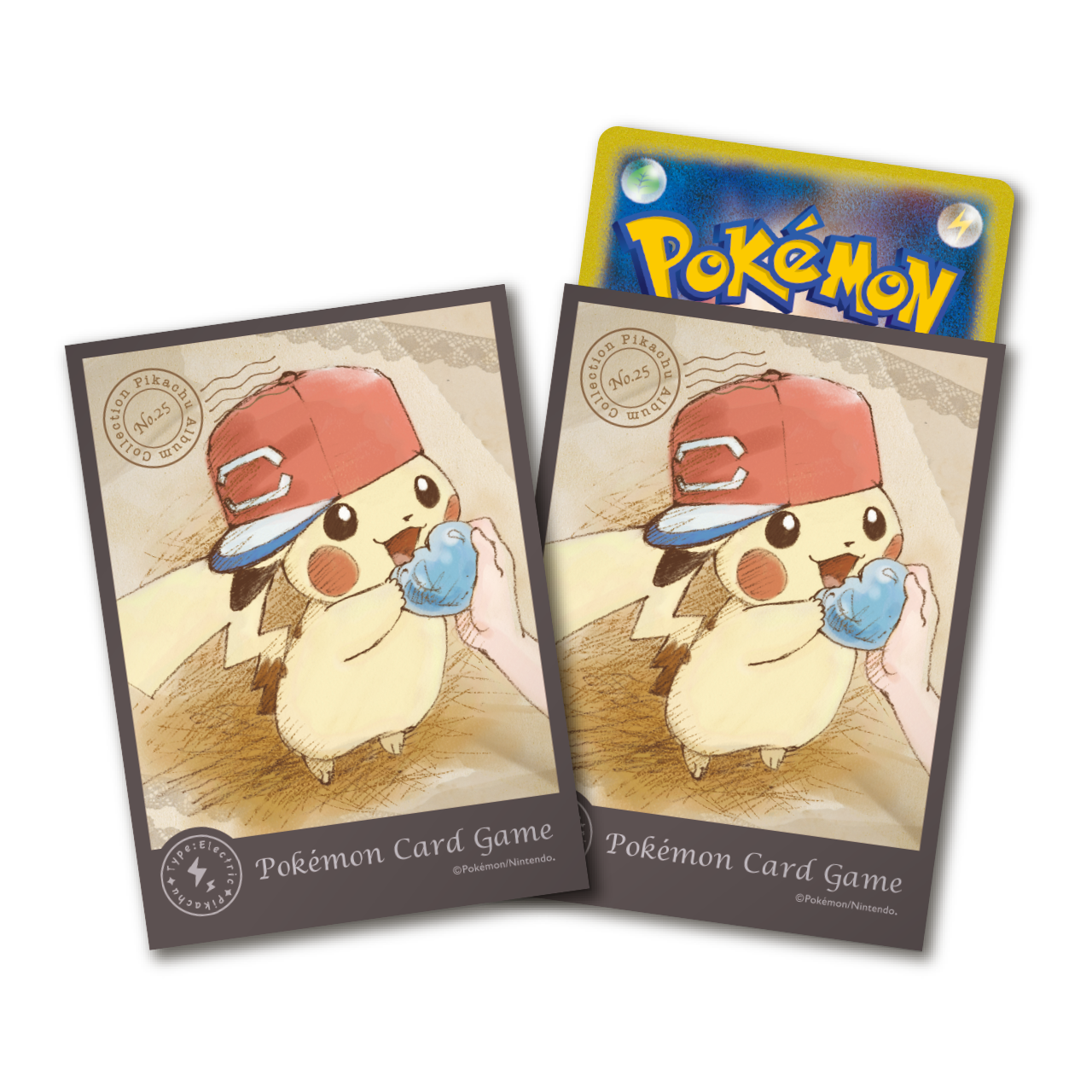 ぼうしをかぶったピカチュウのデッキシールドが6種類登場！ | ポケモン