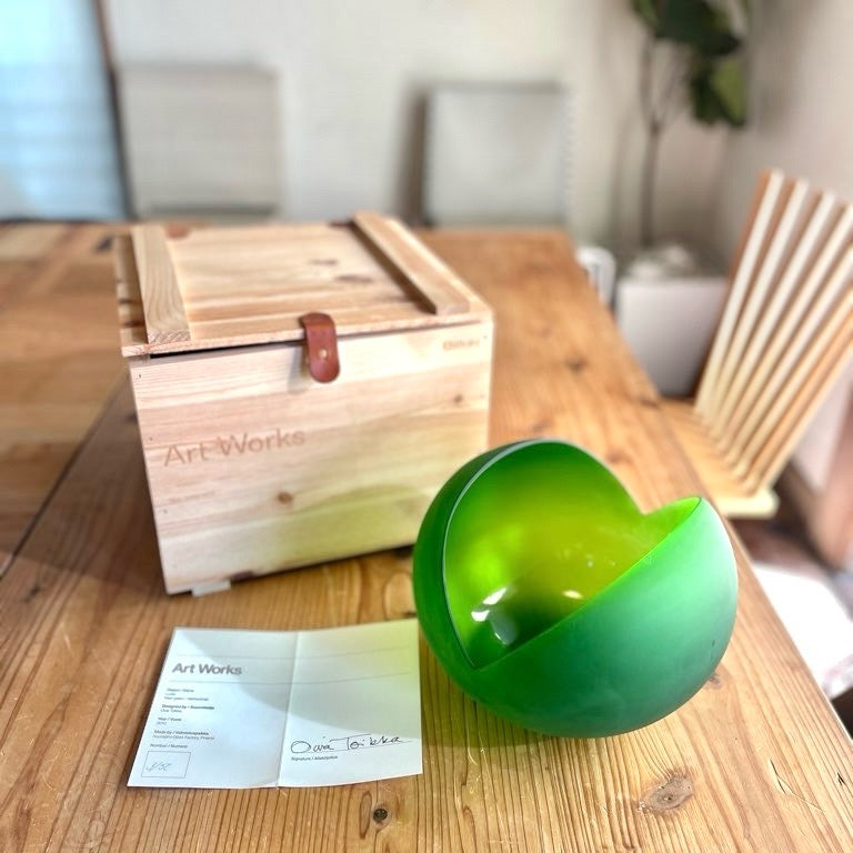 イッタラ / iittala アートワーク Luola Big グリーン 中古 限定50体