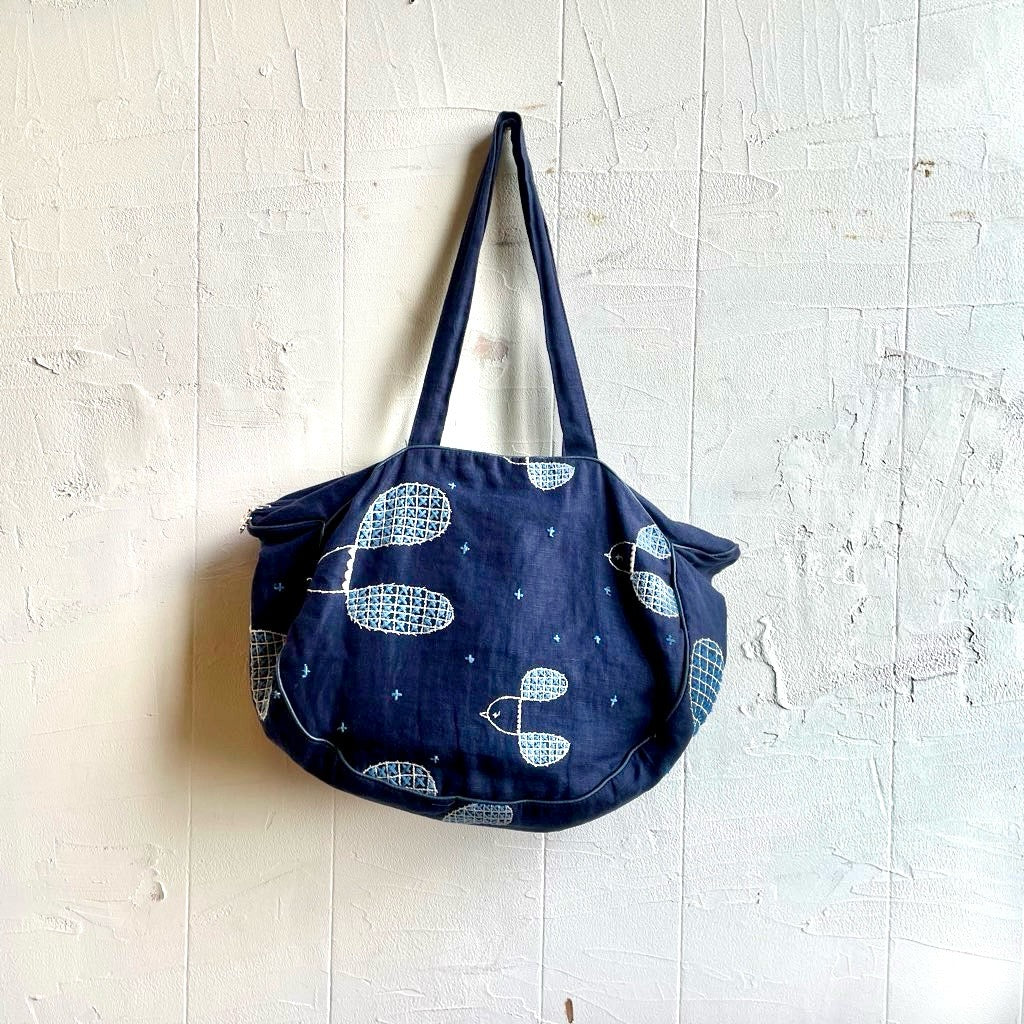 古着】ミナペルホネン / mina perhonen ミャオバッグ / meow bag