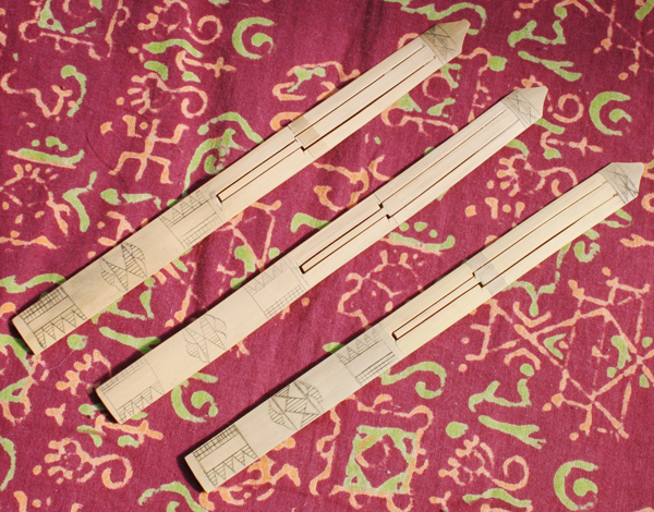 竹製口琴 クンビン フィリピン ミンダナオ島 チボリ族 ポンぴ〜シャカ