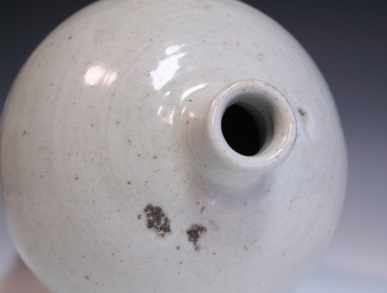 古美術青華堂｜H918 初期伊万里・白磁千段巻文壺(江戸時代）