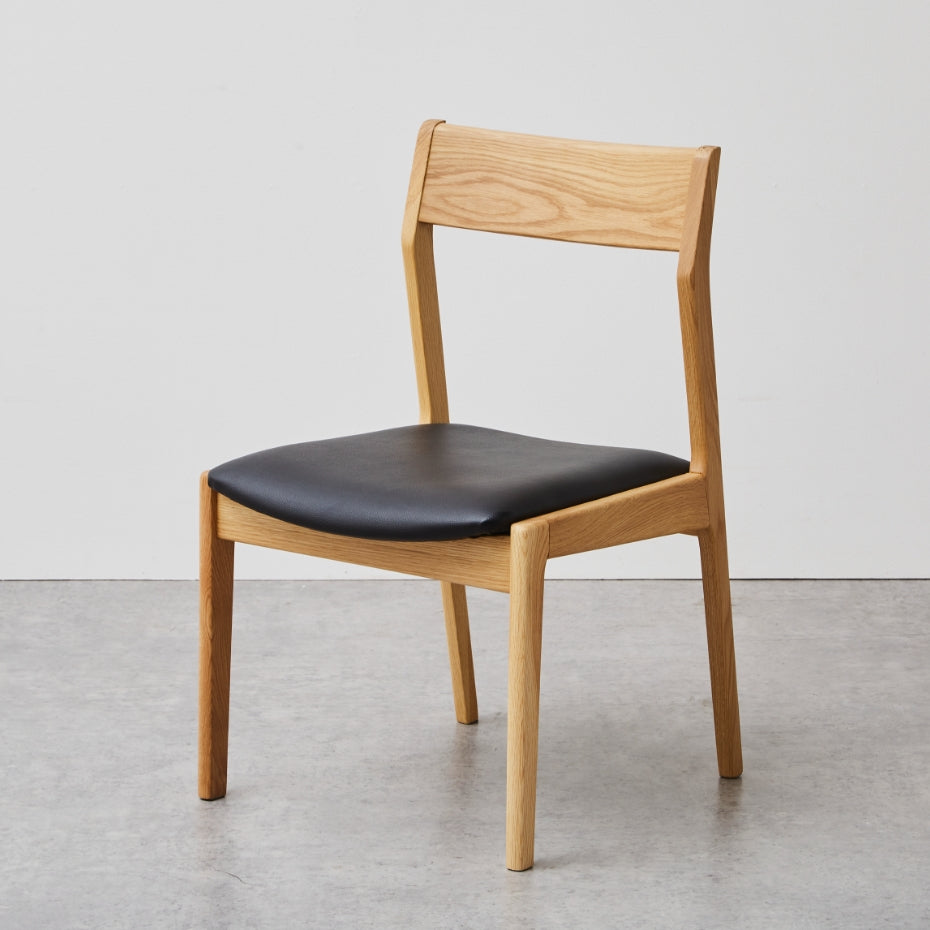 ホワイトオーク無垢材 ダイニングチェア アヴェ 2脚セット – Wooden