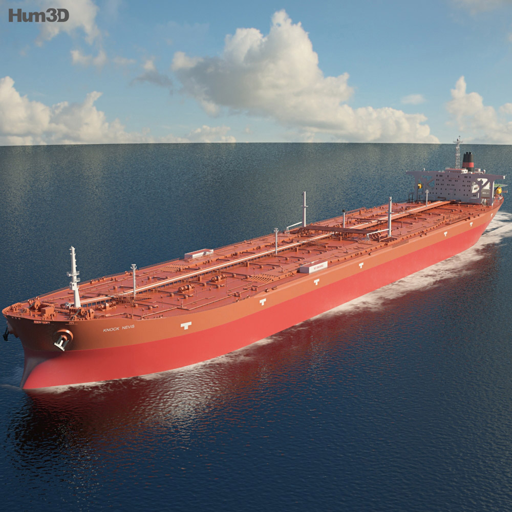 ノック・ネヴィス ULCC スーパータンカー 3Dモデル - ダウンロード