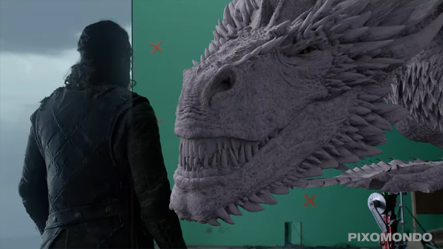 火を噴くドラゴン。海外ドラマ『ゲーム・オブ・スローンズ』最終章の