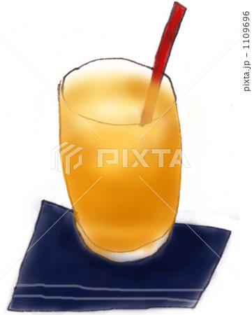 カフェのオレンジジュースのイラスト素材 [1109696] - PIXTA