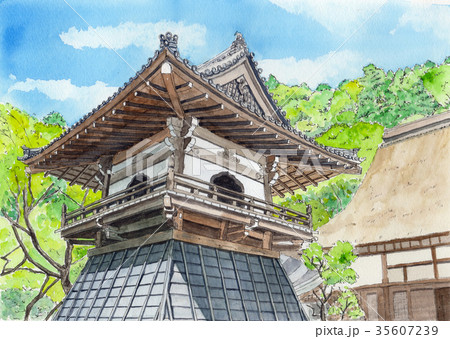 水彩画 永源寺のイラスト素材 [35607239] - PIXTA
