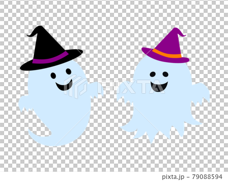仲良しおばけ（ハロウィン）のイラスト素材 [79088594] - PIXTA