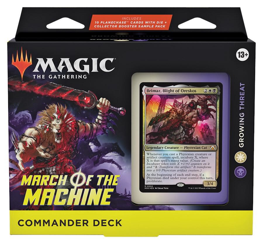 March of the Machine Commander Deck - Growing Threat - Commander