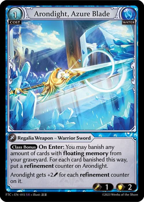 Arondight, Azure Blade - Fractured Crown - Grand Archive TCG