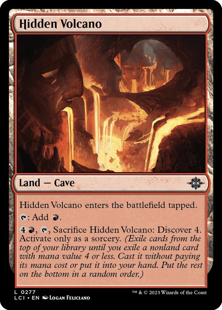 Hidden Volcano - The Lost Caverns of Ixalan - Magic: The Gathering