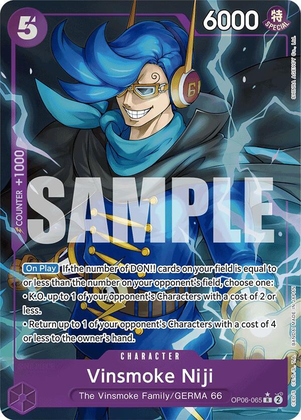 Vinsmoke Niji (OP06-065) (Alternate Art) - Premium Booster -The