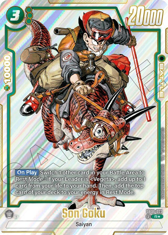 Son Goku - SB01-023 (Alternate Art) - Manga Booster 01 - Dragon