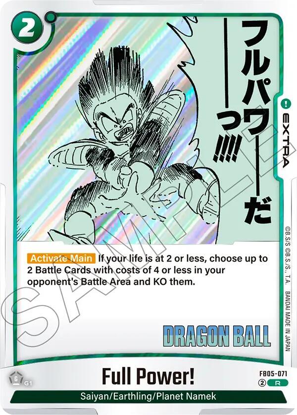 Full Power! - Manga Booster 02 - Dragon Ball Super: Fusion World