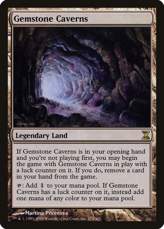 Gemstone Caverns - Time Spiral - Magic: The Gathering - TCGplayer.com