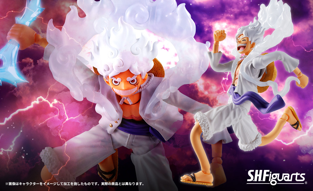 フィギュアーツZERO』『S.H.Figuarts』に〝ギア5〟ルフィが登場！各
