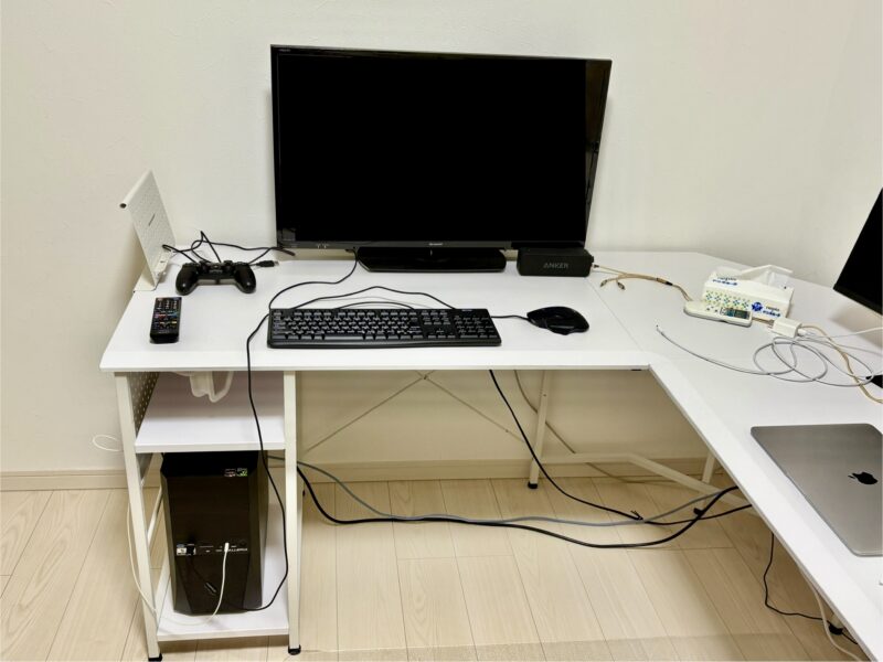 レビュー】ニトリのL字デスクを使ってみた｜在宅ワーク＆ゲーミングに