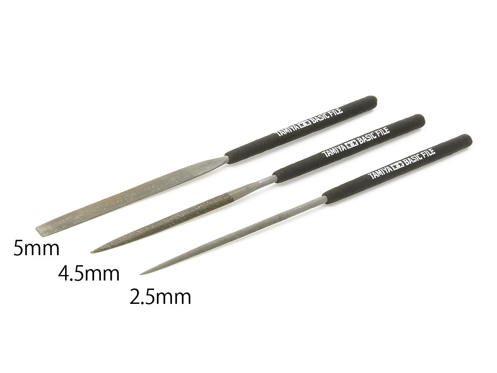 ベーシックヤスリセット (細目ダブルカット): ツール＆塗料｜TAMIYA