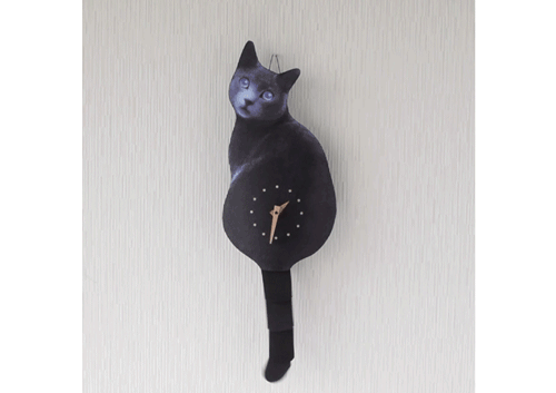 猫のしっぽをふる時計（猫時計） 藤井啓太郎 藤井 啓太郎 猫時計