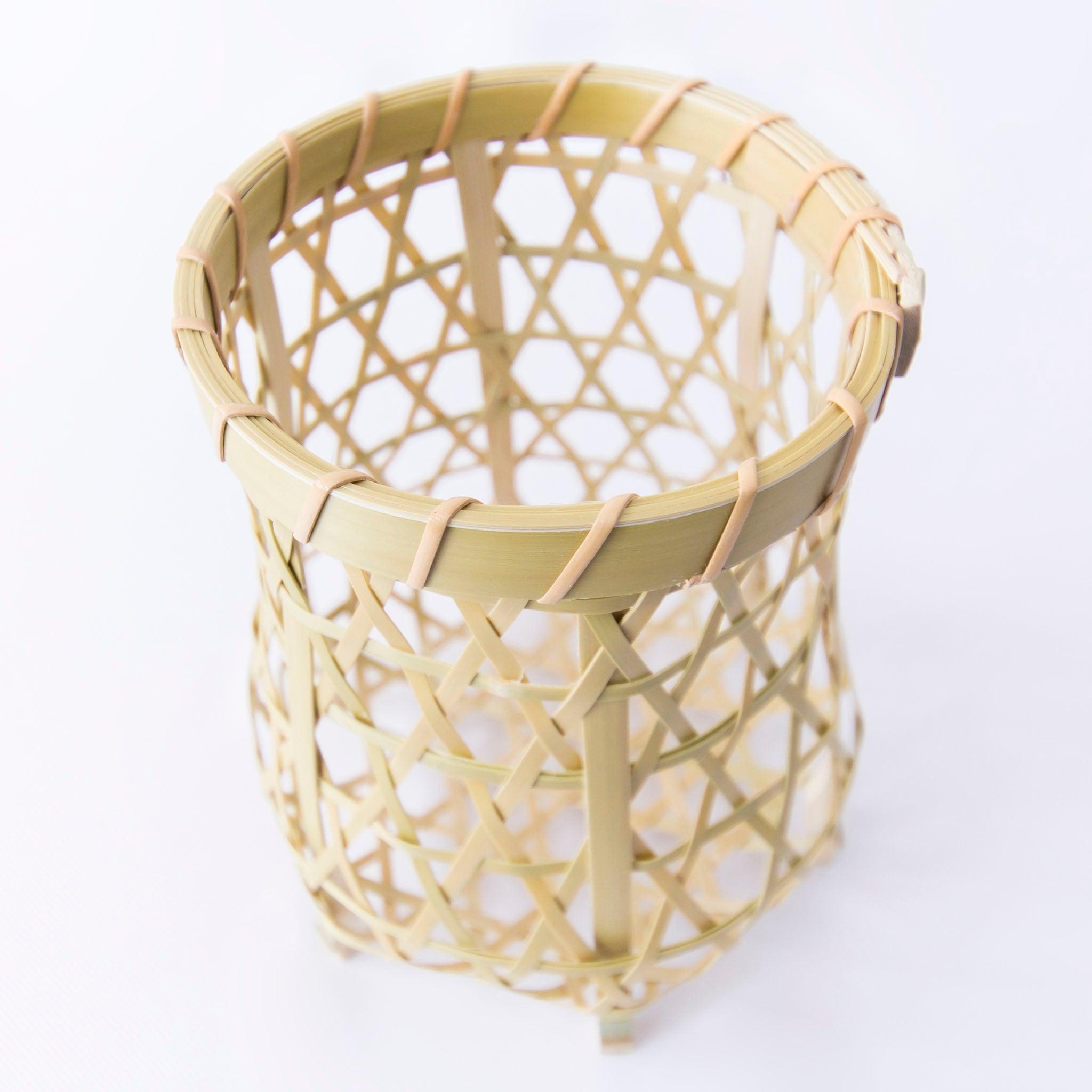 亀甲 | 竹細工 花器 – 竹良 - 竹細工照明 -