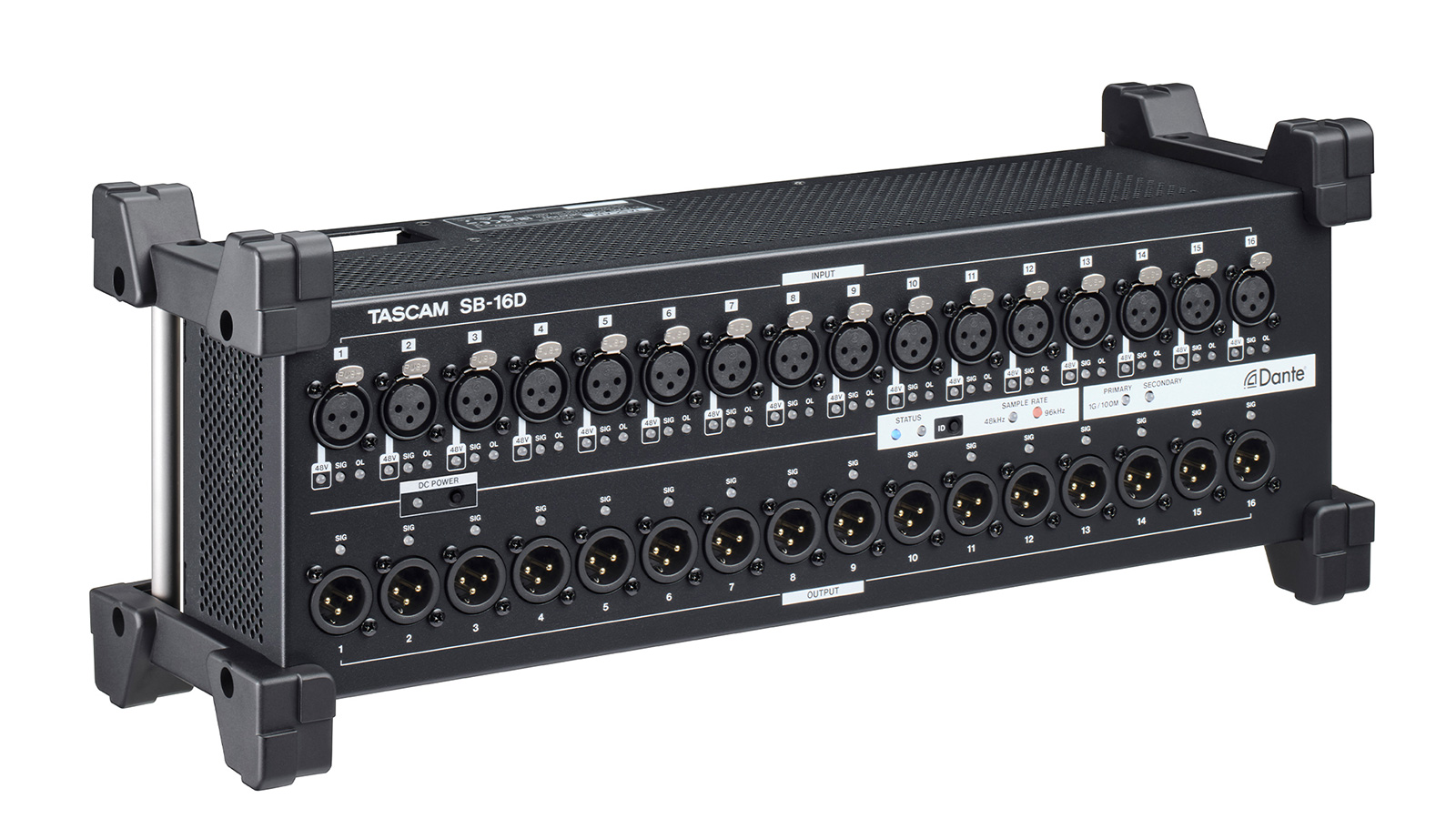 TASCAM Introduces the SB-16D 16-in/16-out Dante Stage Box | TASCAM