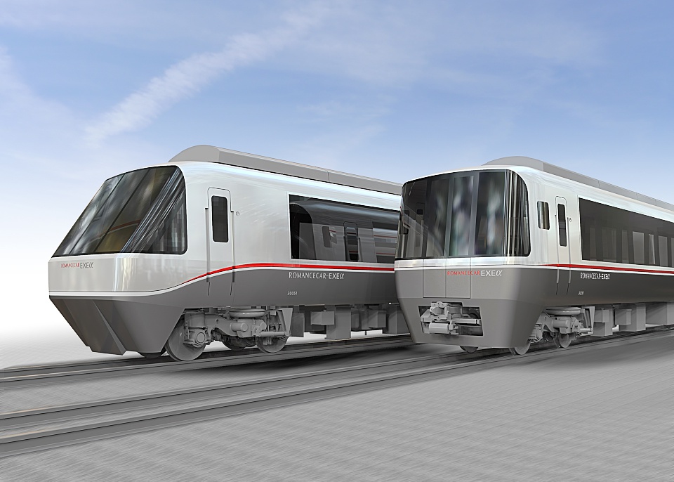 小田急電鉄、ロマンスカー30000形「EXE」をリニューアル、「EXEα」に