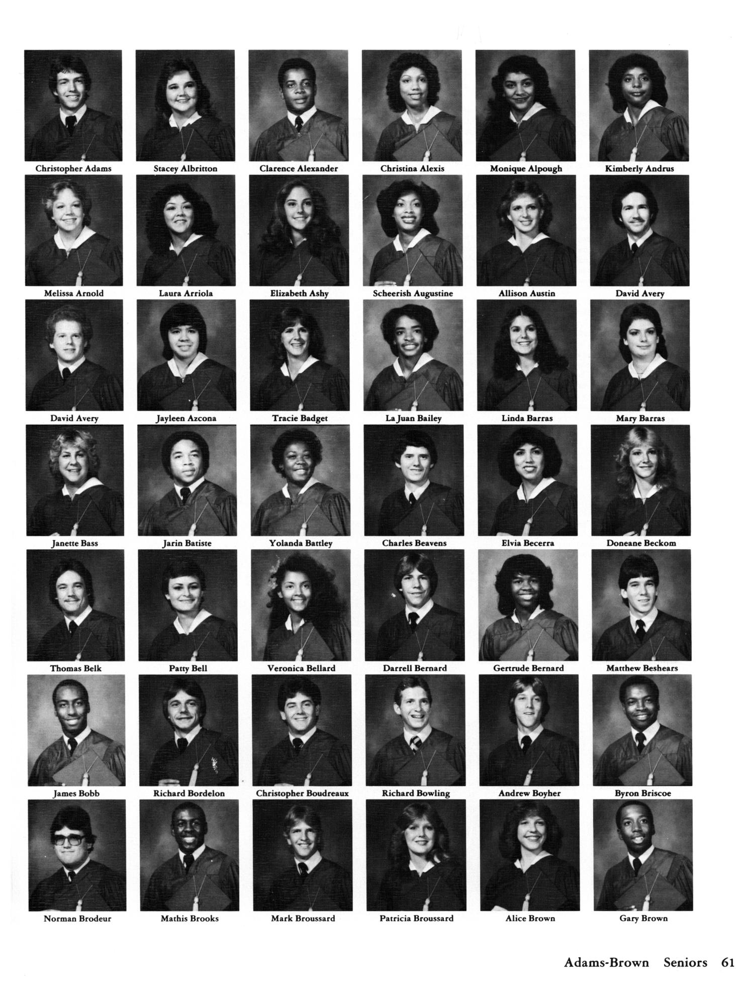 The Yellow Jacket, Yearbook of Thomas Jefferson High School, 1983