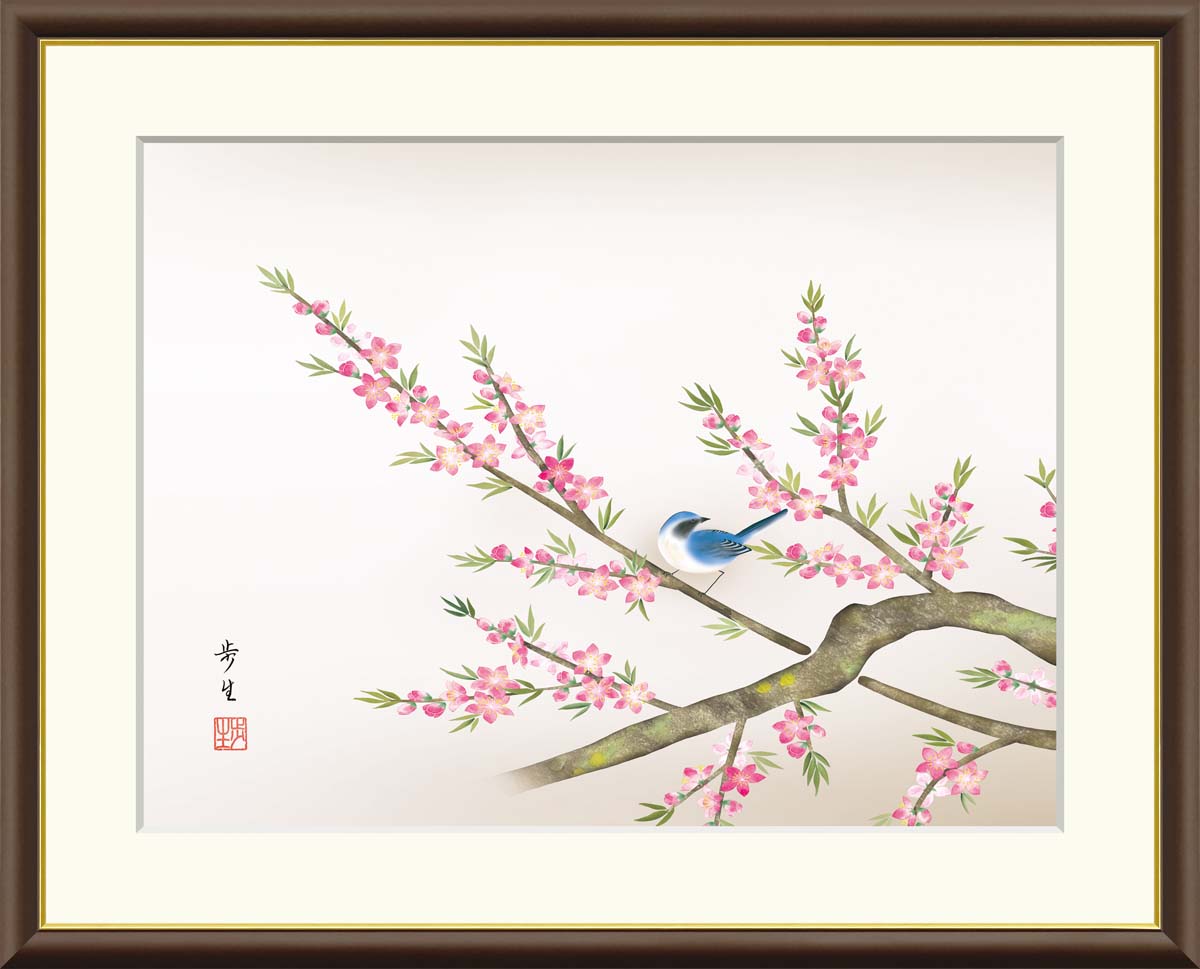 楽天市場】掛軸 山本梅逸 花鳥図の通販