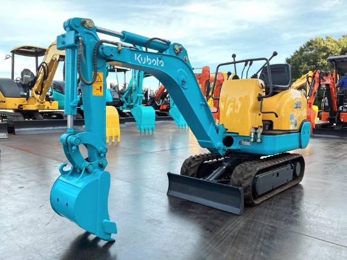 クボタ K-008 ミニユンボ（ミニ油圧ショベル）~1t 岐阜県中古重機・建