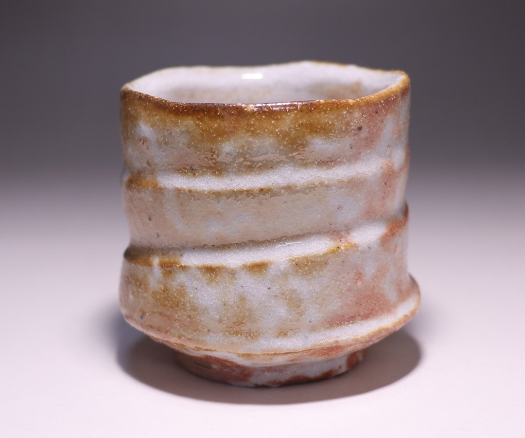 馬場隆志 作 「備前窯変蒼ぐい呑」 ～備前焼専門卸小売店 川口陶楽苑～