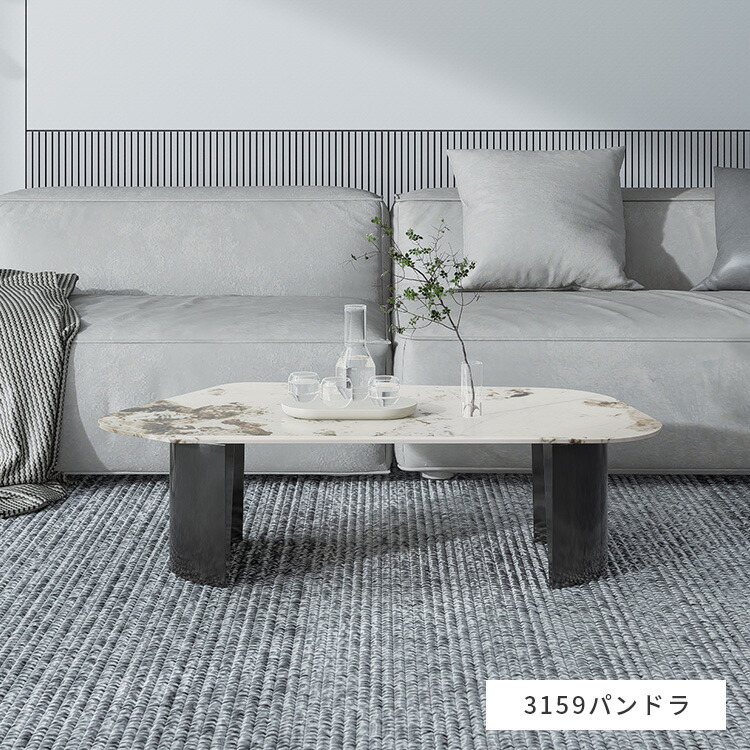 楽天市場】テーブル センターテーブル セラミック 大理石柄 ロー