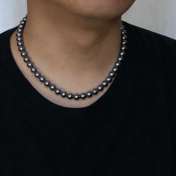 楽天市場】テラヘルツ ネックレス 丸珠 テラヘルツ鉱石 8mm