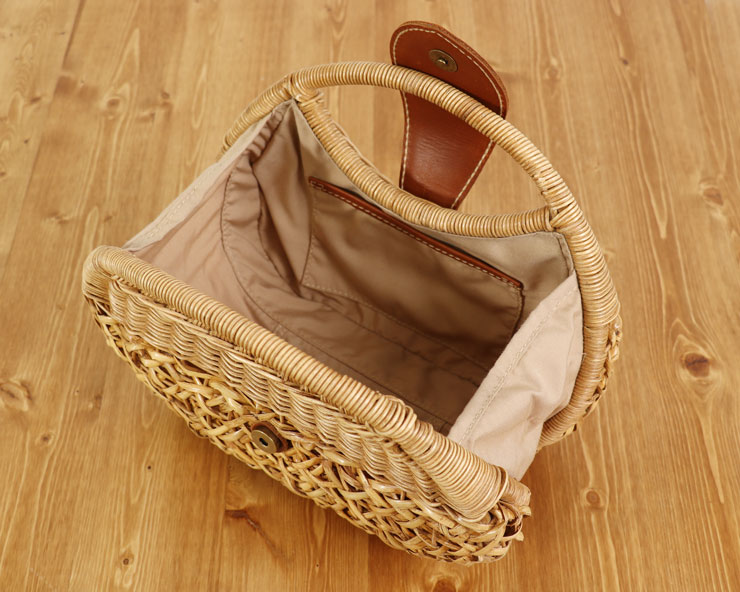 楽天市場】[ 夏バッグ ] カゴバッグ ラタンバッグ ラウンド型