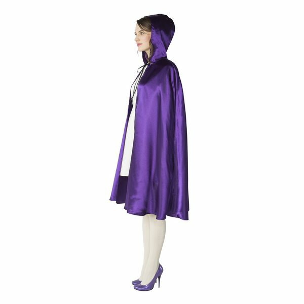 楽天市場】パープルマント 男女兼用 大人用【紫 フード付きマント