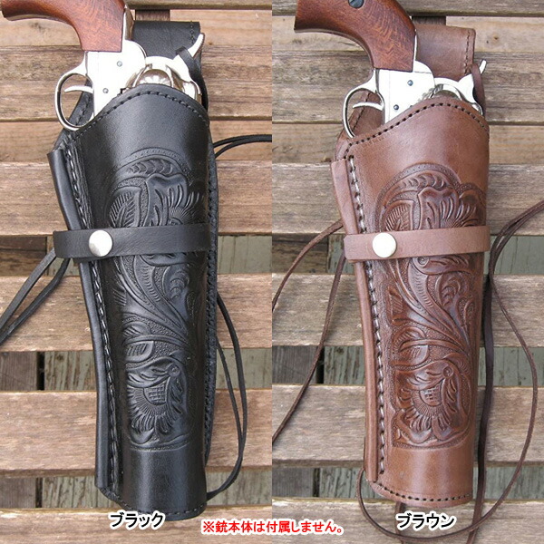 コルト M1848 ドラグーン用右利きレザーホルスター No.829 コルト