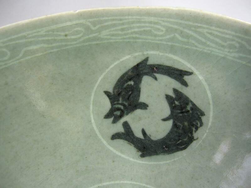 楽天市場】高麗青磁 象嵌魚文鉢 茶碗 李朝 陶磁器 韓国 朝鮮 茶道具 美