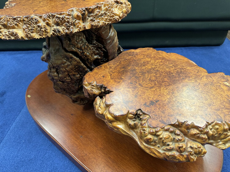 楽天市場】送料無料 木の根 飾り台 W75cm 高級 花台 盆栽卓 根卓 飾台