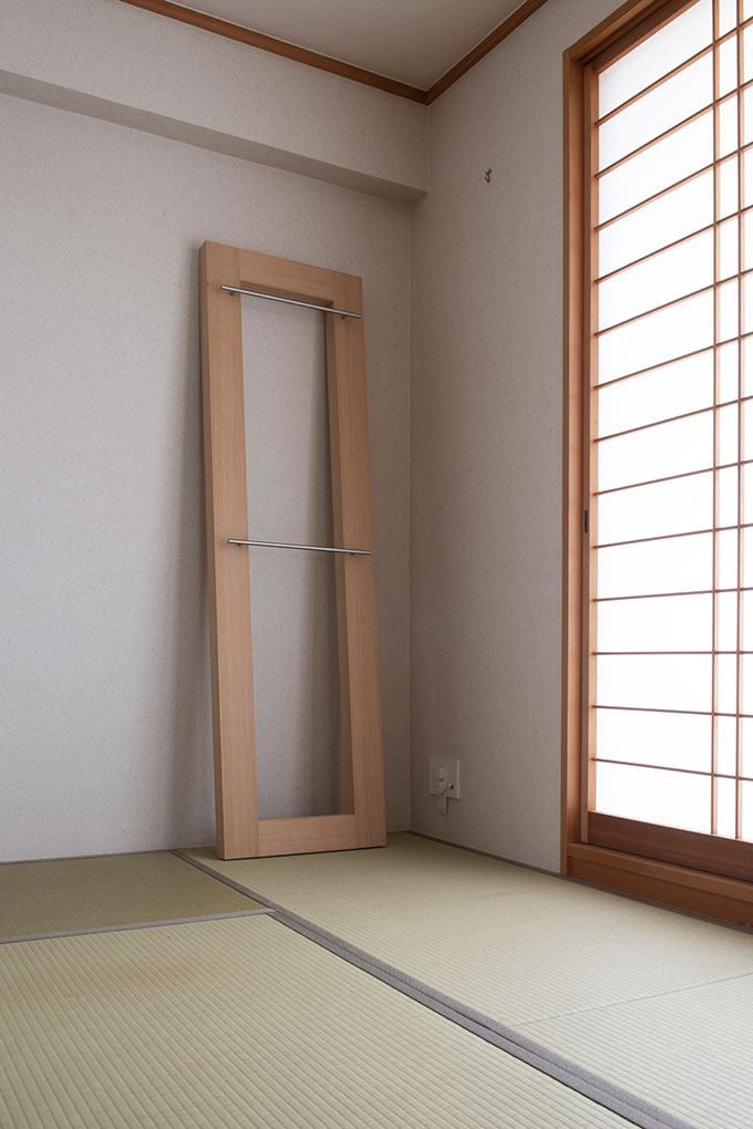 楽天市場】コートハンガー 2段 木製（玄関 コート掛け コートかけ