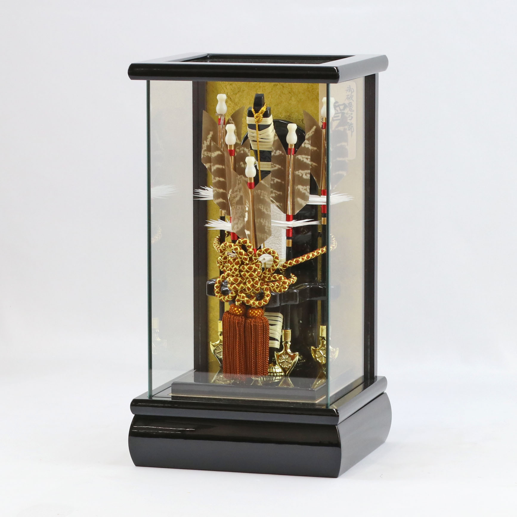 楽天市場】破魔弓 久月 コンパクト ケース飾り 6号 智 本籐巻 パノラマ