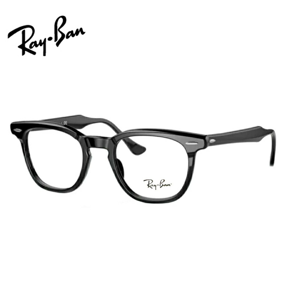 楽天市場】レンズつき レイバン メガネ RX5398F 2000 ブラック 黒 50