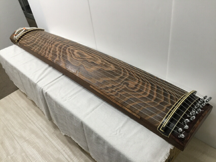 楽天市場】全長160cmの本格的お筝 福山箏 01 伝統工芸士 藤田氏作 会津