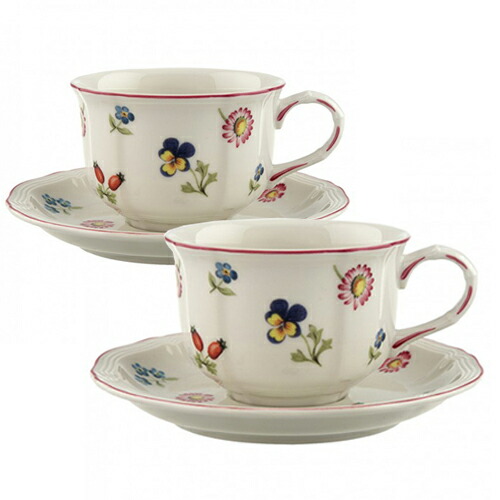 楽天市場】ビレロイ＆ボッホ プチフルール カップ＆ソーサー 2ペア