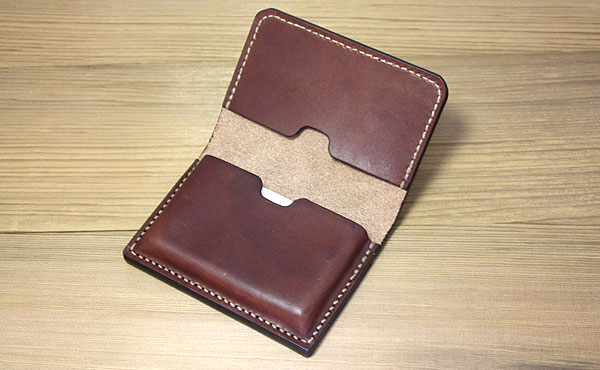 楽天市場】栃木レザー 名刺入れ カード入れ B オーダーメイド 刻印