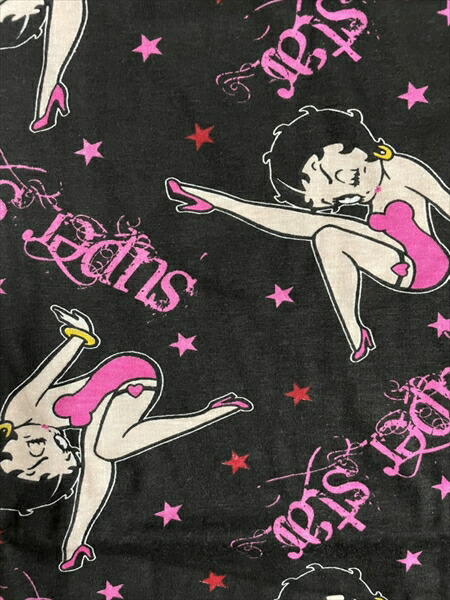 楽天市場】◎【 ベティちゃん/BETTY BOOP 】 『 スーパースター (WH/BL