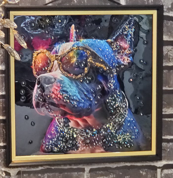 楽天市場】クリスタルアートパネル 送料無料 オマージュアート