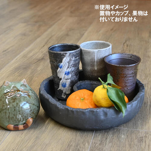 楽天市場】三河焼き ドーナツ型植木鉢 小 味がある オブジェ 置物