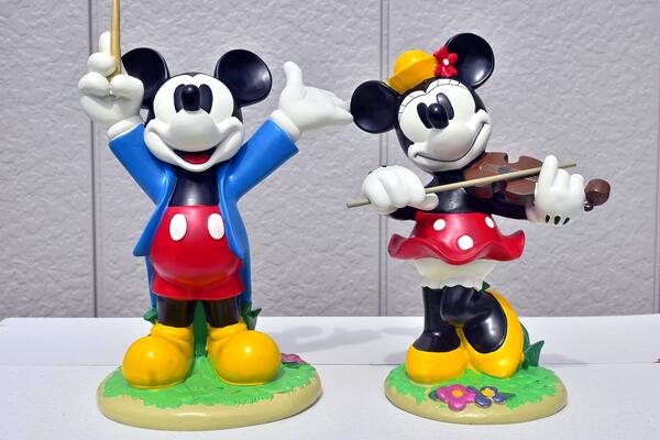 楽天市場】※台座に小さな傷穴あり(ミニーマウス)ミッキーマウス ミニー