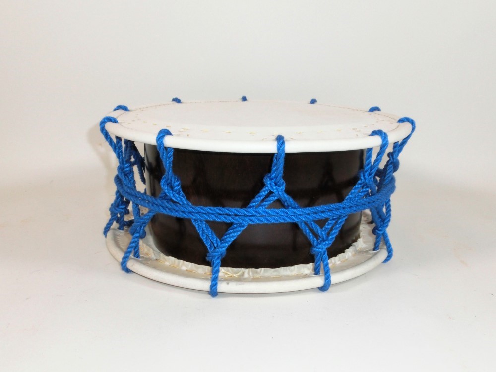 楽天市場】【締太鼓】くりぬき胴・締太鼓 並（ロープ締）附締太鼓